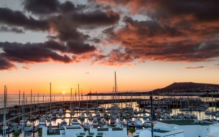 Marina-Sonnenuntergang
